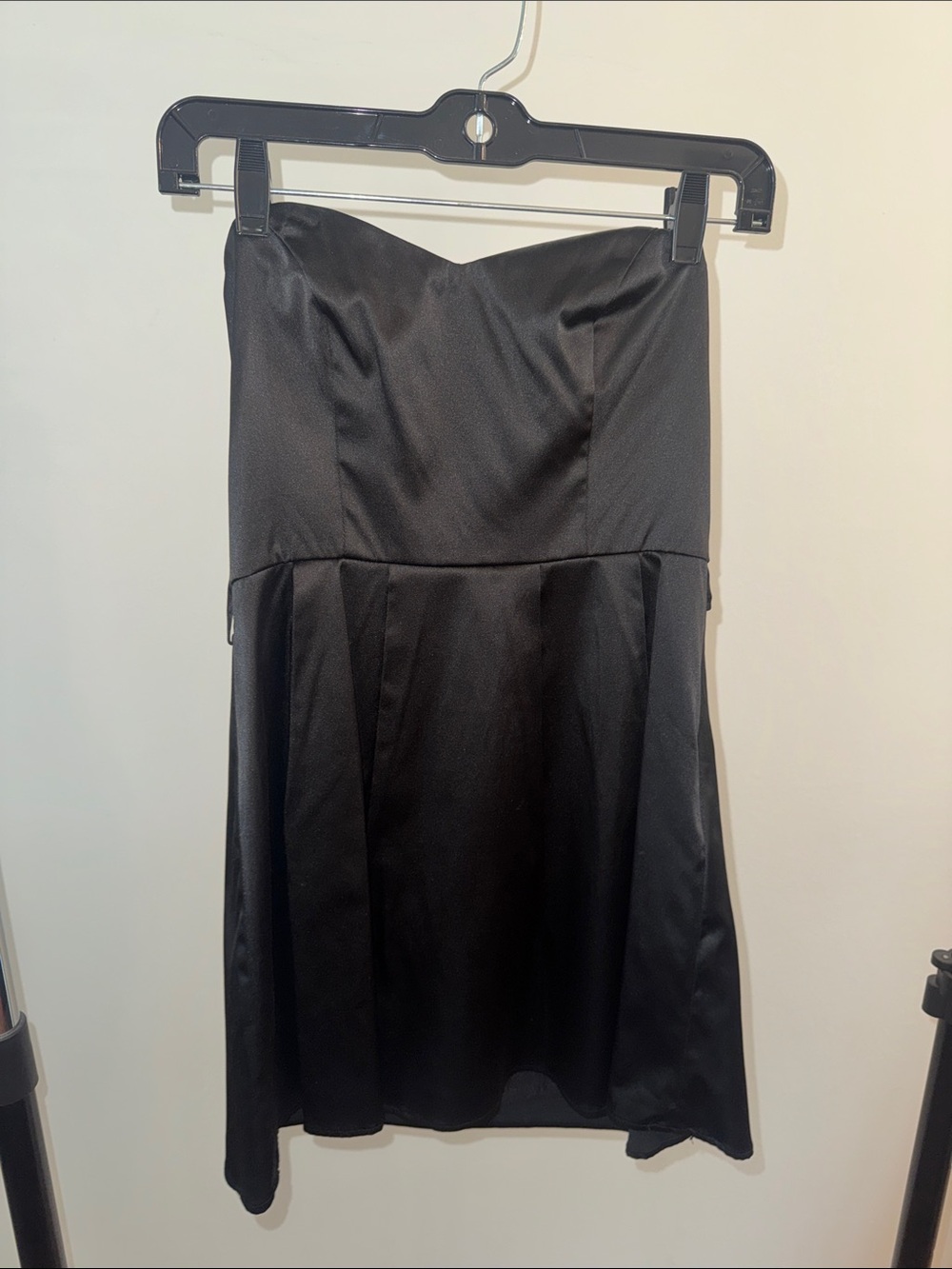 Strapless Black Cocktail Dress